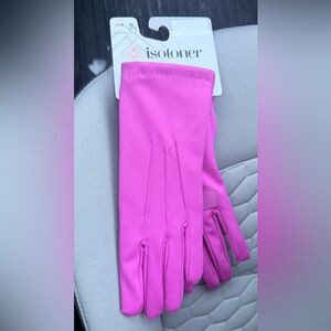 Vibrant Pink Gloves - Isotoner